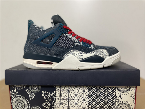 Pure original version_ _Assassin embroidered_ Air Jordan 4 item_ CW0898-400_ full code shipment 40--47.5-f5426b8c